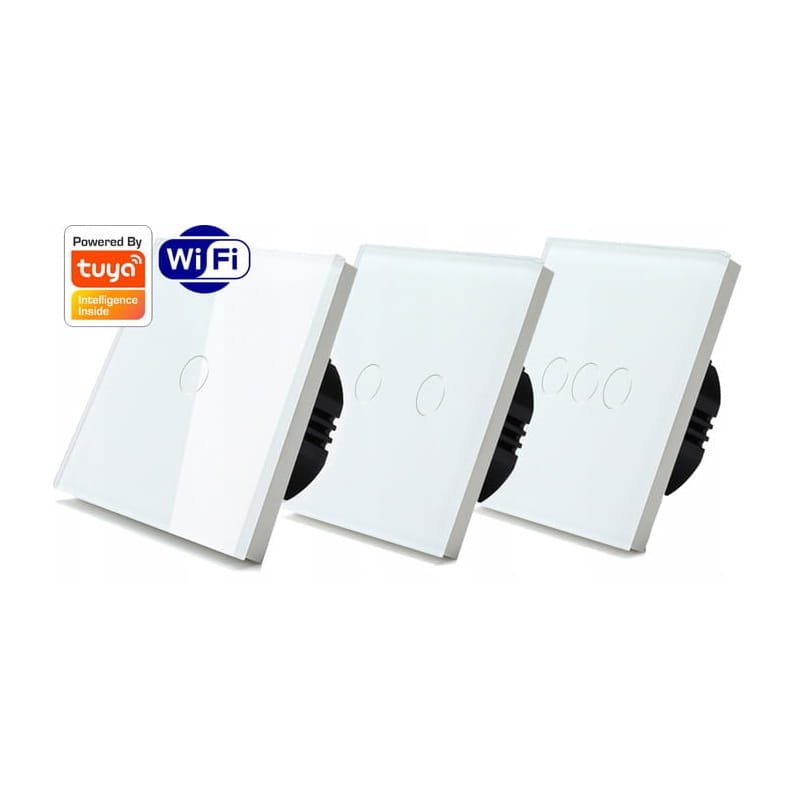 SMART INTERRUPTOR DOBLE WIFI TUYA BLANCO 86UC