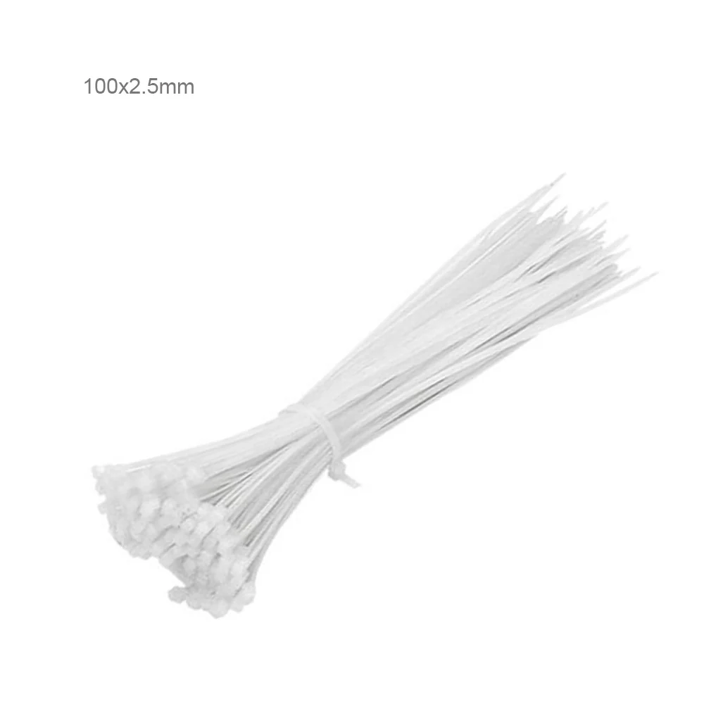 Amarra Plastica 2.5 mm X 100 mm Blanca Evlite
