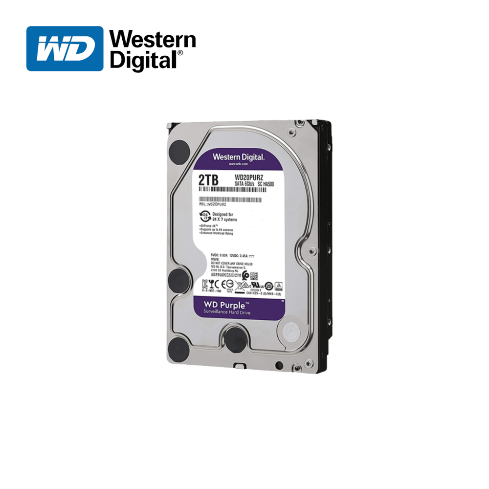 DISCO DURO WESTER DIGITAL 2TB PURPLE
