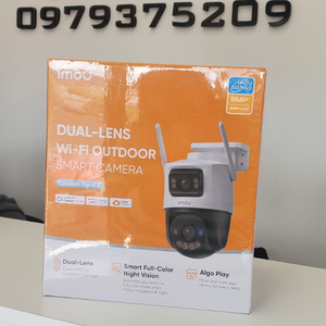 IMOU CAMARA EXTERIOR PT WIFI + ETHERNET/CRUISER DUAL 2/8MP 3+5/3.6MM/IR 30M/ALGO PLAY/ DETECCION HUMANA + VEHICULOS/AUSENCIA DE PERSONAS/CRUCE DE LINEA Y PERIMETRO/AUTOTRACKING/AUDIO 2 VIAS/MICROFONO + PARLANTE/LUCES DISUASIVAS ROJO Y AZUL/MICRO SD H