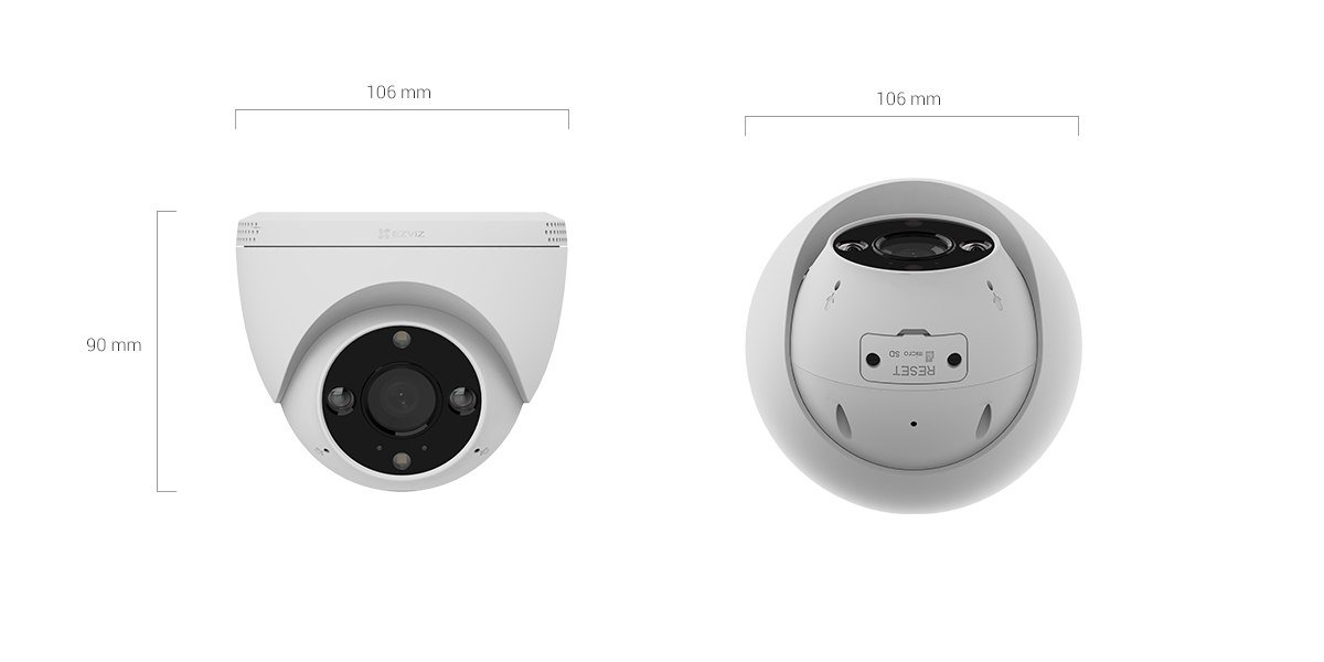 CAMARA DOMO FIJA EZVIZ 3MP L2.8MM COLOR NIGTH VISION