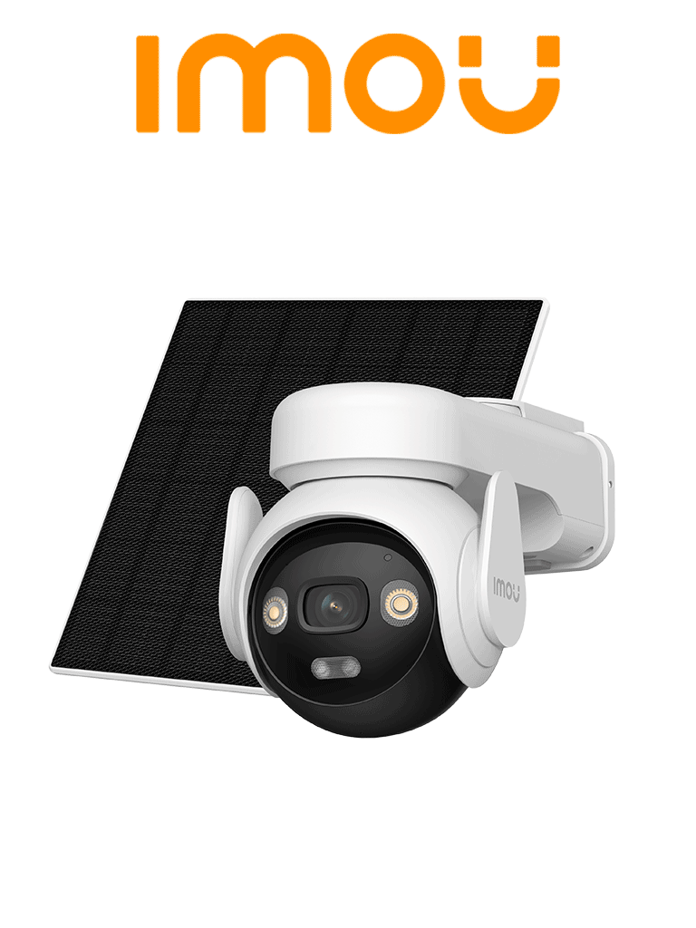 CAMARA EXTERIOR PT WIFI + 4G + PANEL SOLAR/AOV PT/5MP/3.6MM/IR 25M/BATERIA RECARGABLE 10000